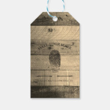 Rustic Wood Product Hang Tag