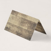 Rustic Wood Shabby Grunge Vintag Boards Vielen Dan (Rückseite)