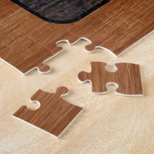 Rustic Wood Ton Camping Monogram Puzzle (Seite)