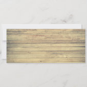 Rustic Wood Vintag Black Birthday Ticket Custom Einladung (Rückseite)