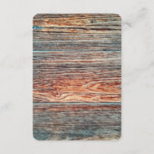 Rustic Wood Wedding Details – Boho Pampas Info Begleitkarte (Rückseite)