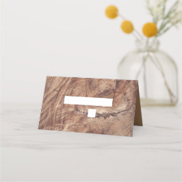 Rustic Wood Wedding Platzkarte