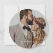 Rustic Wood Wedding Speichern Sie das Datum des be Einladung (Rückseite)