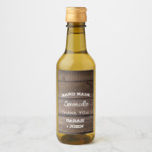 Rustic Wood Wedding Vielen Dank für Ihr Interesse Weinetikett (Vorderseite)