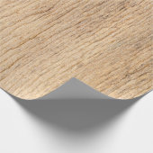 Rustic Wood Western Country Cowboy Weihnachten Geschenkpapier (Ecke)