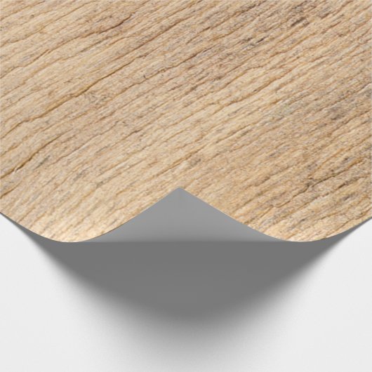 Rustic Wood Western Country Cowboy Weihnachten Geschenkpapier (Ecke)