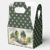 Rustic Woodland Adventure erwartet Boy Baby Shower Geschenkschachtel (Geöffnet)
