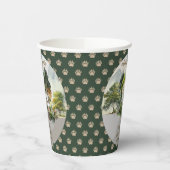 Rustic Woodland Adventure erwartet Boy Baby Shower Pappbecher (Links)