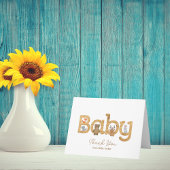 Rustic Woodland Animals Kinderdusche Vielen Dank Karte