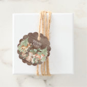 Rustic Woodland Baby Dusche Gefallen Geschenktag Geschenkanhänger (Beispiel)