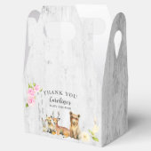 Rustic Woodland Babydusche Vielen Dank Geschenkschachtel (Geöffnet)