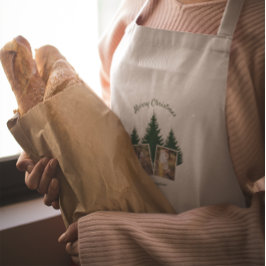 Rustic Woodland Christmas Photo Schürze