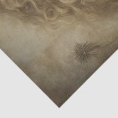 Rustic Woodland Fairy with Dandelions Fantasy Art Seidenpapier (Ausschnitt)