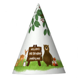 Rustic Woodland Forest Party Animals  Partyhütchen