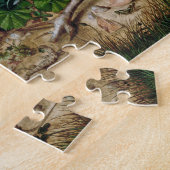 Rustic Woodland Forest Rabbit Puzzle (Seite)