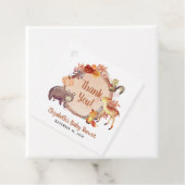 Rustic Woodland Herbstdusche Danke Geschenkanhänger (Beispiel)