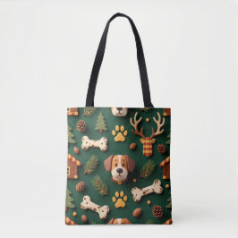 Rustic Woodland Tote Bag – Lodge‑Inspired Pet Tasche
