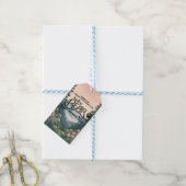 Rustic Woodland Vintage Baby Bear Shower Geschenkanhänger (Mit Garn)