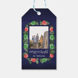 Rustic Woodland Whimsical Mushrooms Christmas Geschenkanhänger