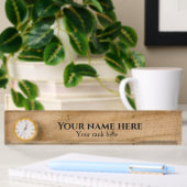 Rustic Woods Schreibtischplatte Namensplakette