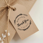 Rustic Wreath Custom Wedding Gefallen Vielen Dank Gummistempel