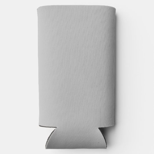 Rustic Wreath Wedge Monogram | Grau Selters Dosenkühler (Rückseite)