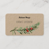 Rustic Yem Zweig-Visitenkarte Visitenkarte (Vorderseite)