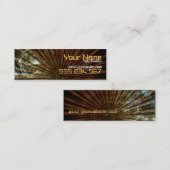 RusticBub Skinny Profil Mini Visitenkarte (Vorne/Hinten)