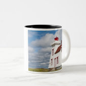 Rustico Hafen, Prinz Edward Island. Zweifarbige Tasse (VorderseiteRechts)
