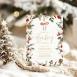RusticWinter Christmas Girl Babydusche Einladung<br><div class="desc">Genießen Sie die Saison mit unserem Winter Christmas Girl Baby Shower Invitation, mit eleganter Heil- und Wintergrün. Diese Einladung bringt einen festlichen, natürlichen Charme in Ihre Feier, perfekt für eine warme und einladende Atmosphäre. Personalisieren Sie es, um Ihren besonderen Tag unvergesslich zu machen. Passende Artikel in unserem Shop Cava Party...</div>