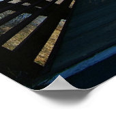 RUSTIGE BRÜCKE. POSTER (Ecke)