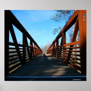 RUSTIGE BRÜCKE. POSTER