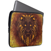Rustiger Löwenkopf Laptopschutzhülle (Vorne Rechts)