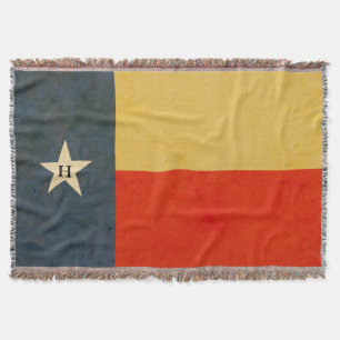 Rustik altmodische Texas-Flagge initial Decke