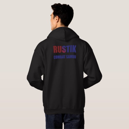 RUSTIK - COMBAT SAMBO HOODIE (Schwarz voll)