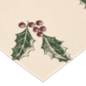 Rustikal 1876 Frohe Weihnachten Tischdecke (Schrägansicht)