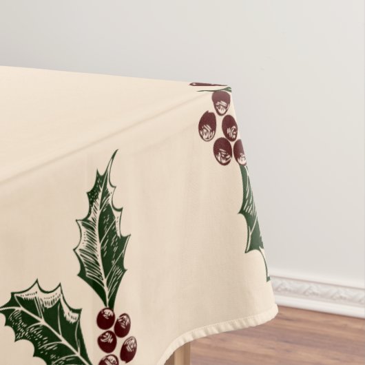 Rustikal 1876 Frohe Weihnachten Tischdecke (Beispiel)