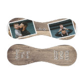 Rustikal 2 Foto Bester Vater je Baseball (Paneele)