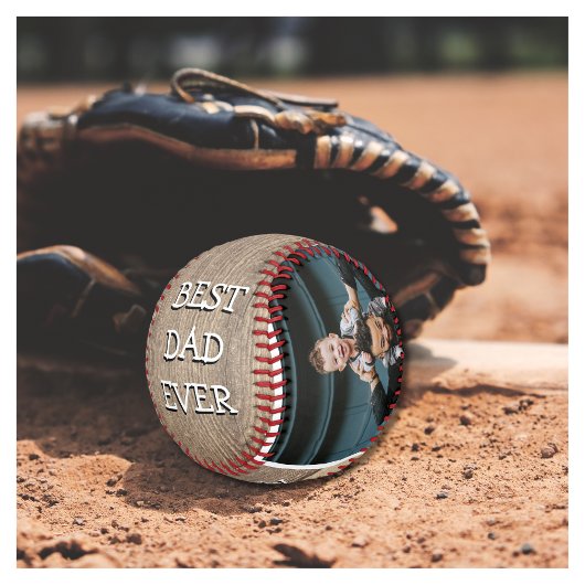 Rustikal 2 Foto Bester Vater je Baseball