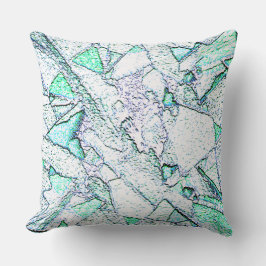 Rustikal als Gestein, in einer Mischung aus Zyan u Kissen