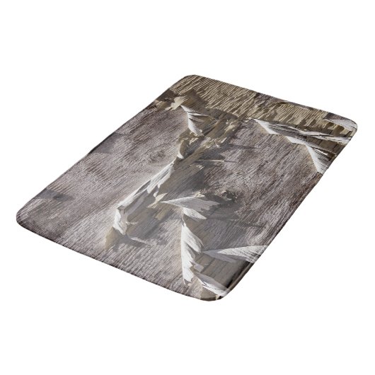 rustikal badematte (Schrägansicht)