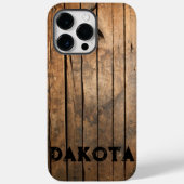 Rustikal bedrückte dunkle Außenfassade Barnholzmus Case-Mate iPhone Hülle (Rückseite)