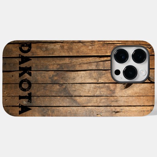 Rustikal bedrückte dunkle Außenfassade Barnholzmus Case-Mate iPhone Hülle (Rückseite (Horizontal))