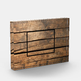 Rustikal bedrückte dunkle Außenfassade Barnholzmus Fotoblock