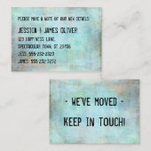 Rustikal bedrückter Grunge Wir haben die Handout-K Visitenkarte (Vorne/Hinten)