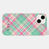 Rustikal Beige Red Buffalo Karo Monogram Case-Mate iPhone Hülle (Rückseite (Horizontal))