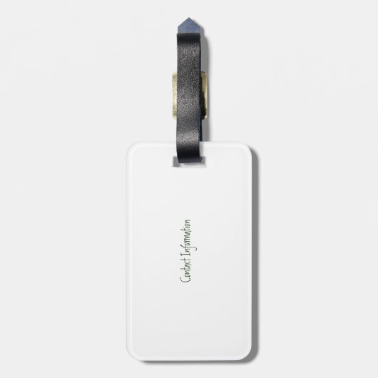 Rustikal bester Opa je Gepäckanhänger (Rückseite vertikal)