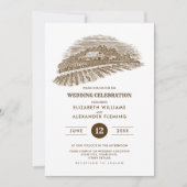 rustikal | Betrieb | Einladungen zur Hochzeit von  (Vorderseite)