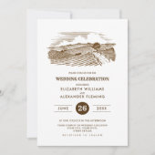 rustikal | Betrieb | Einladungen zur Hochzeit von (Vorderseite)