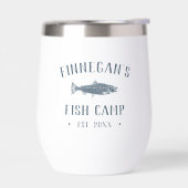 Rustikal blauer Fischfang Kabine Personalisiert (Links)